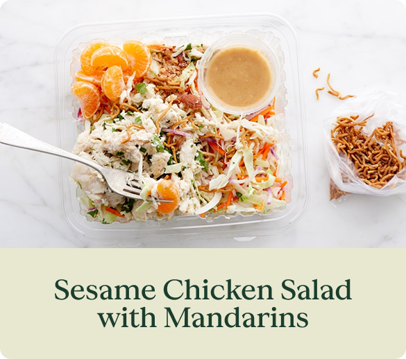 Sesame Chicken Salad with Mandarins