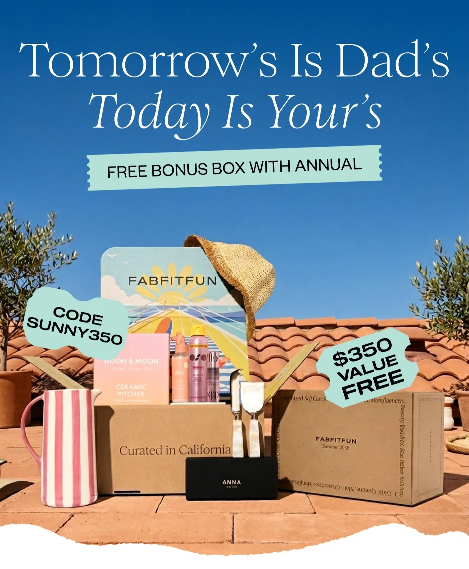 Tomorrow's Is Dad's Today Is Your's | FREE BONUS BOX WITH ANNUAL
