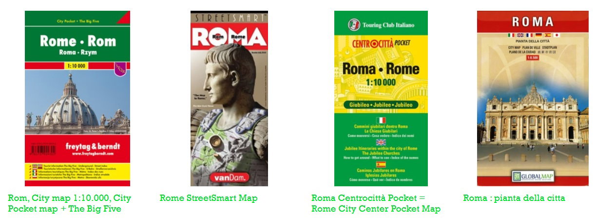 Travel Maps - Rome