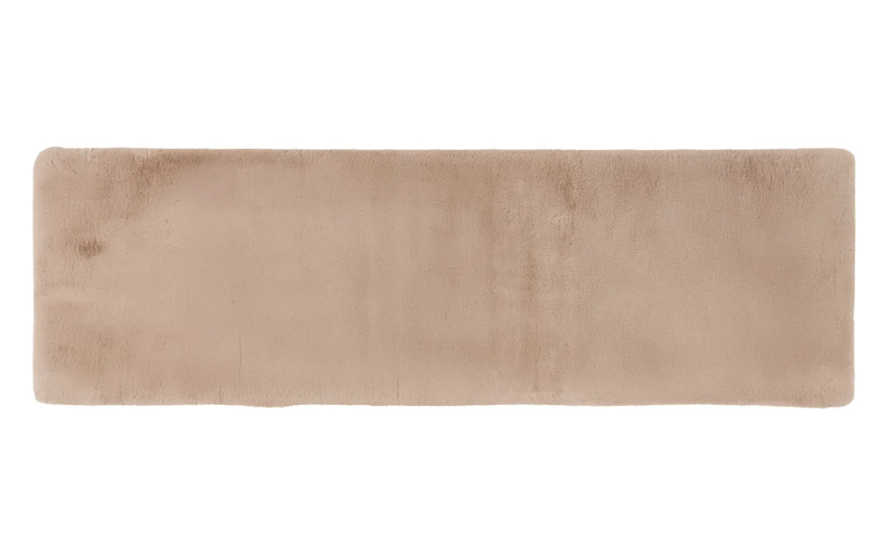 Angora 2' x 7' Brown Solid Runner