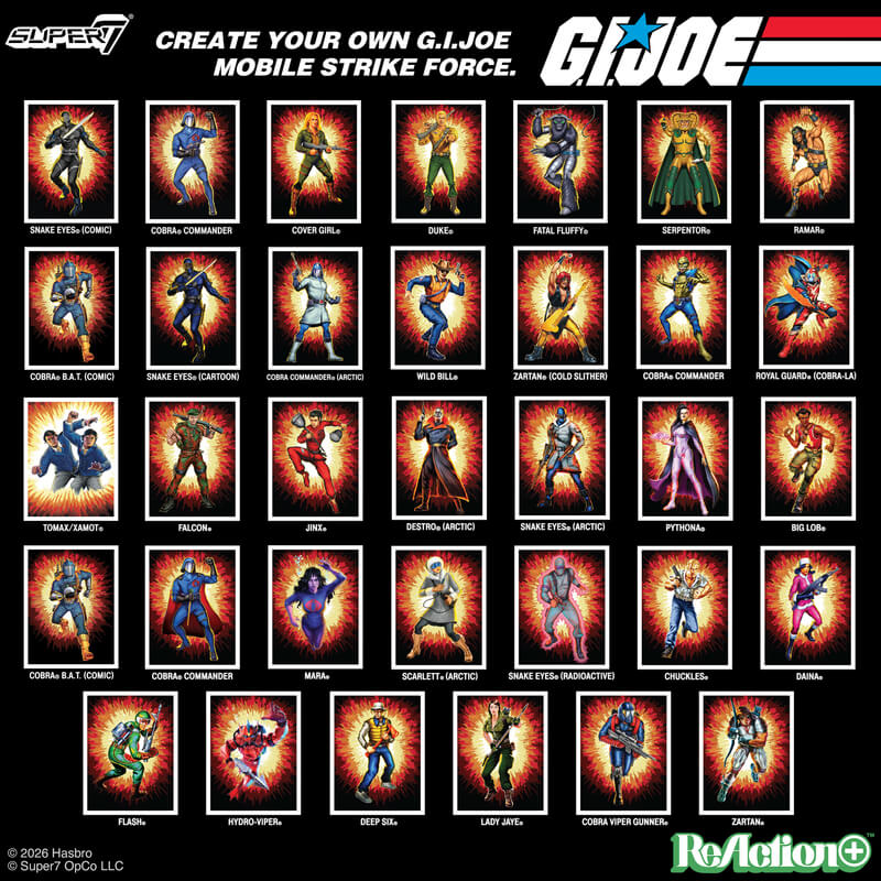 G.I. Joe ReAction+ Collect them All