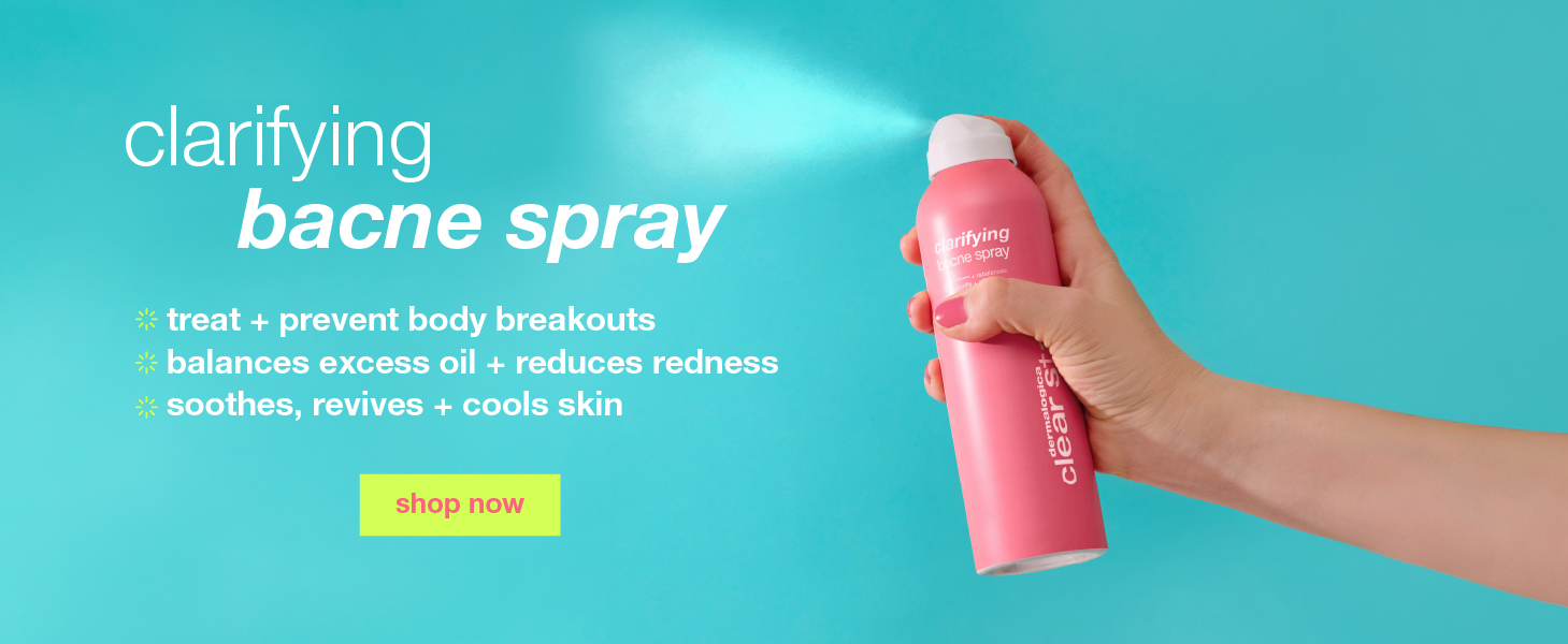 clarifying bacne spray | shop now