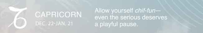 Allow yourself chif-fun—even the serious deserves a playful pause.