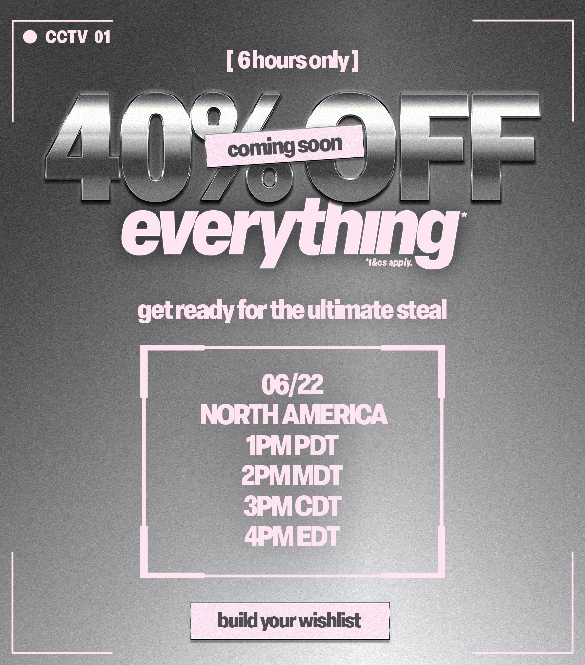 40% OFF EVERYTHING* 