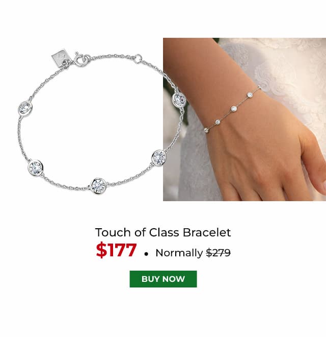 Touch of Class Bracelet Platinum Clad