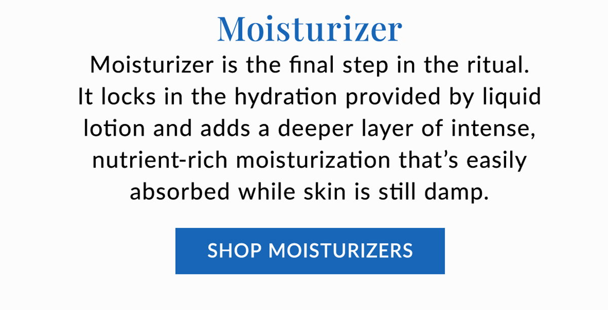 Moisturizers locks in hydration