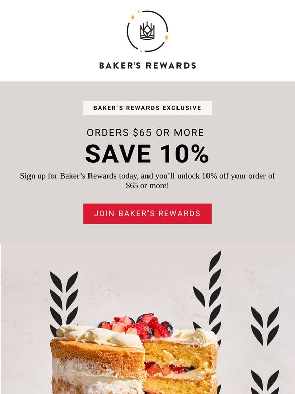 Enjoy 10% Off Your Next $65+ Order!