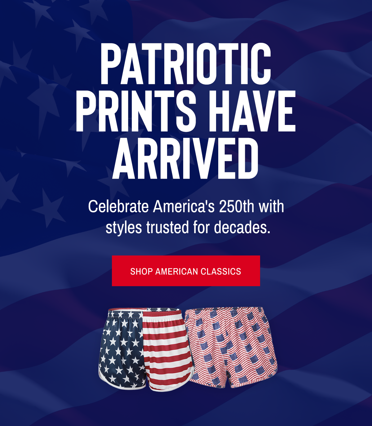 Patriotic Prints Have Arrived  Celebrate America's 250th with styles trusted for decades 
