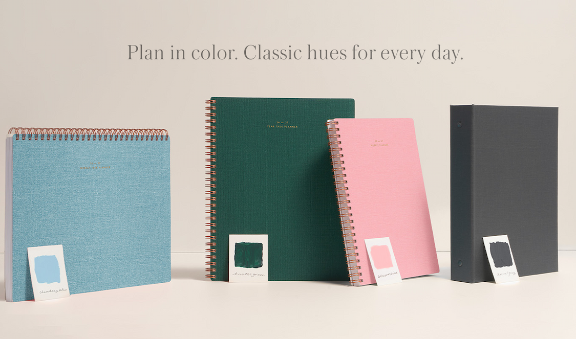Plan in color. Classic hues for every day.