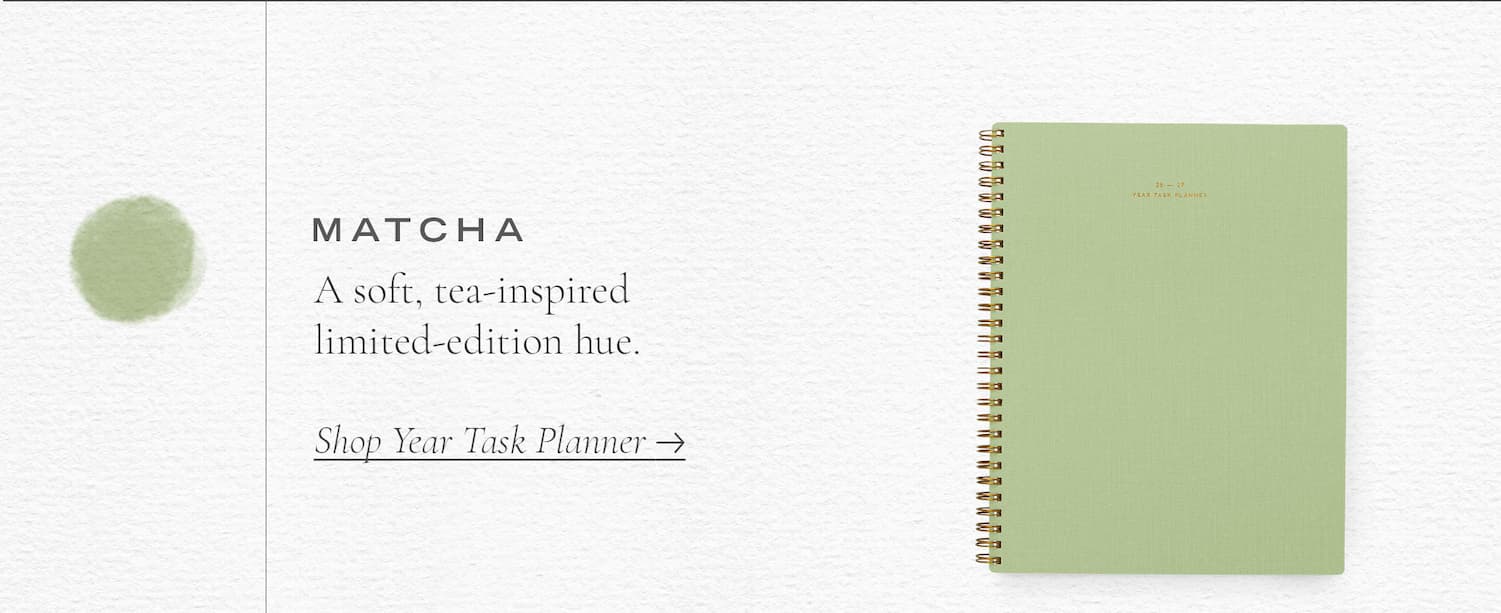 Matcha Year Task Planner