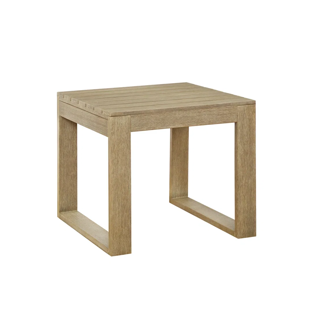 Cove 22" Solid Eucalyptus Wood Outdoor Side Table