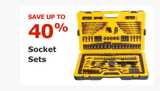 Save up to 40%. Socket Sets.