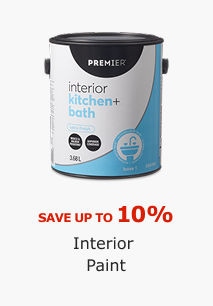 Save up to 10%. Interior Paint.