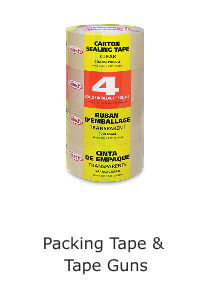 Packing Tape & Tape Guns.