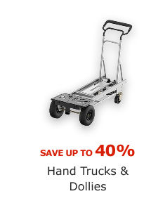 Save up to 40%. Hand Trucks & Dollies. 