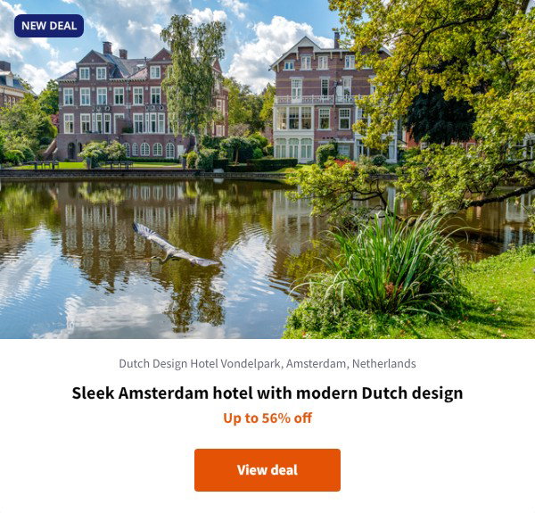 Sleek Amsterdam hotel with modern Dutch design