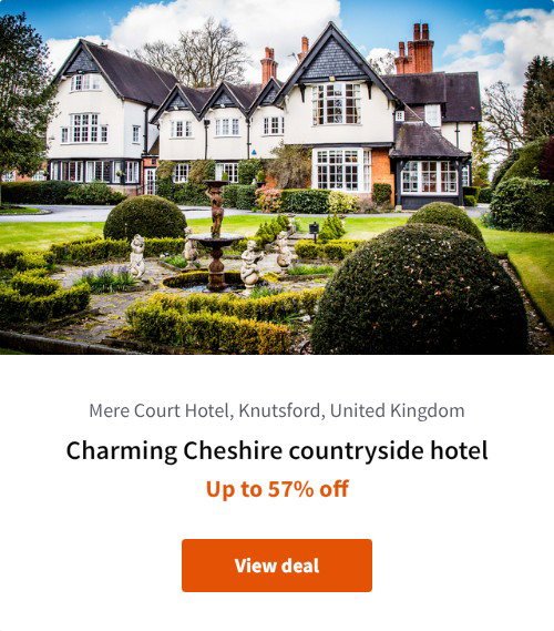 Charming Cheshire countryside hotel