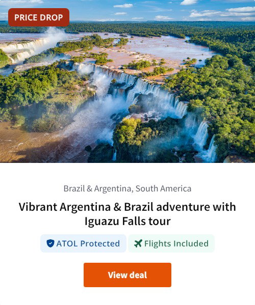 Vibrant Argentina &amp; Brazil adventure with Iguazu Falls tour