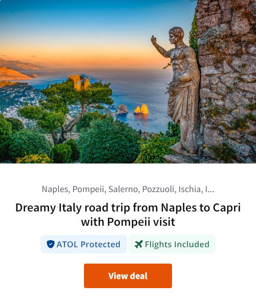 Dreamy Italy road trip from Naples to Capri with Pompeii visit