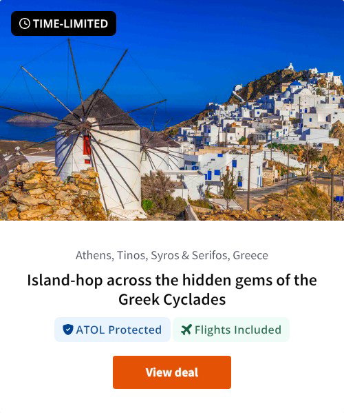 Island-hop across the hidden gems of the Greek Cyclades