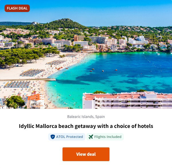 Idyllic Mallorca beach getaway with a choice of hotels