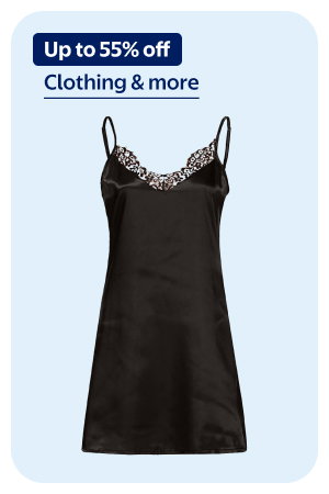 Up to 55% off - Clothing & more