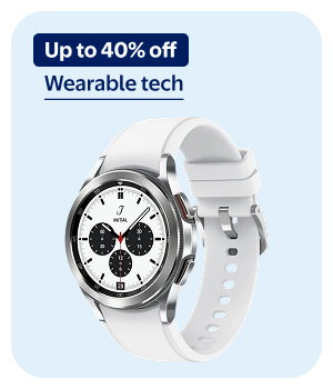 Up to 40% off - Wearable tech