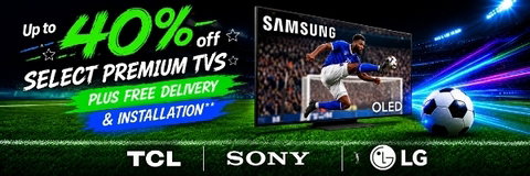Up to 40% Off select TVs