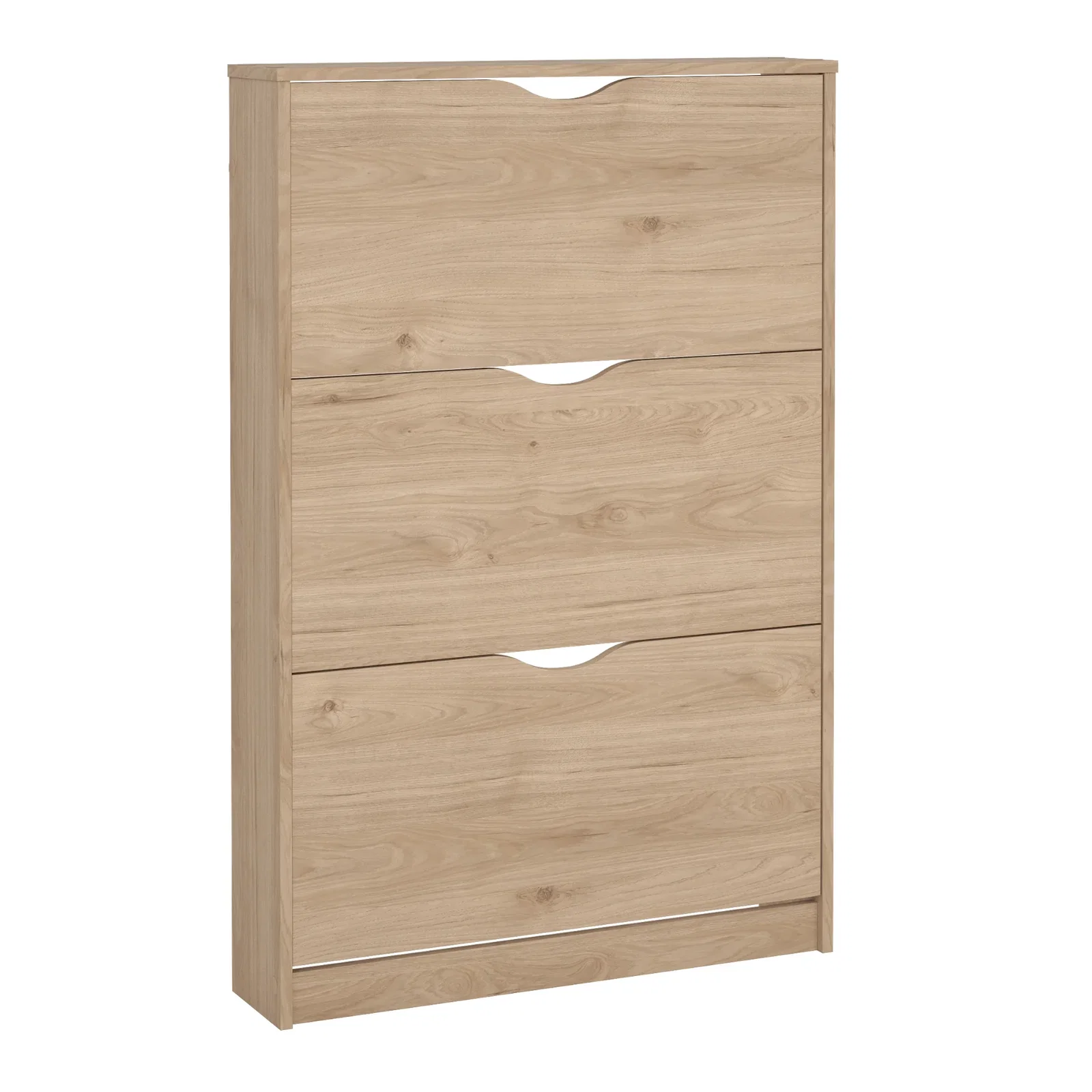 Image of Livo skoskab med 3 låger i egelook
