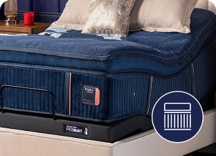 Shop by mattress feature: mattresses with pillow top.