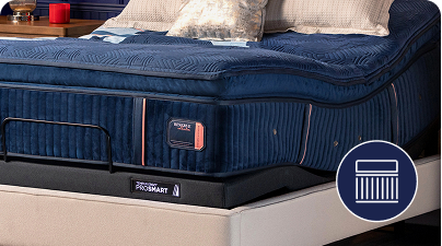 Shop by mattress feature: mattresses with pillow top.