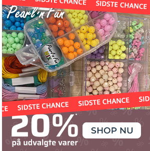 Sidste chance for 20% rabat på Pearl N Fun