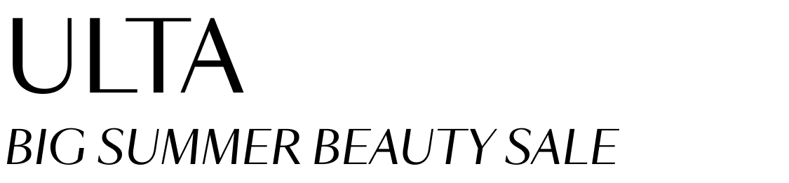 Ulta Big Summer Beauty Sale