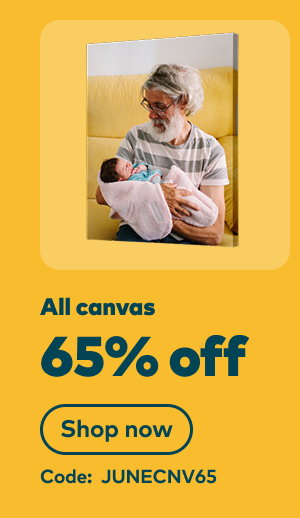 65% off all canvas. Code: JUNECNV65. Shop now.