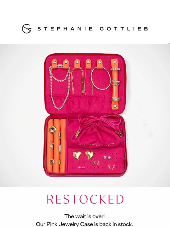 Back In Stock: The Pink Jewelry Case
