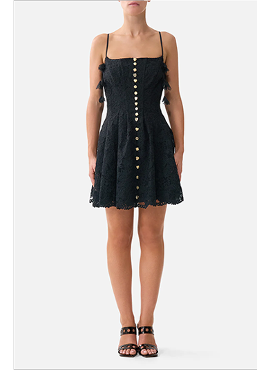CORSET DRESS WITH SHORT FLARED SKIRT | FLAMENCO FOLKLORE