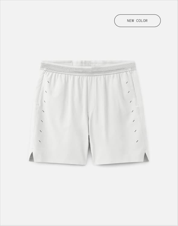 Shop Salt White Session Run Short