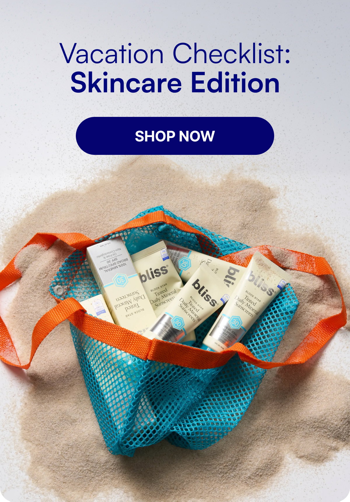 Vacation Checklist: Skincare Edition SHOP NOW