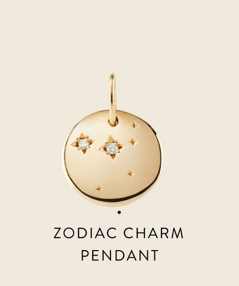 Zodiac Charm Pendant.