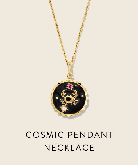 Cosmic Pendant Necklace.