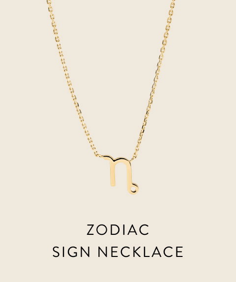 Zodiac Sign Necklace.
