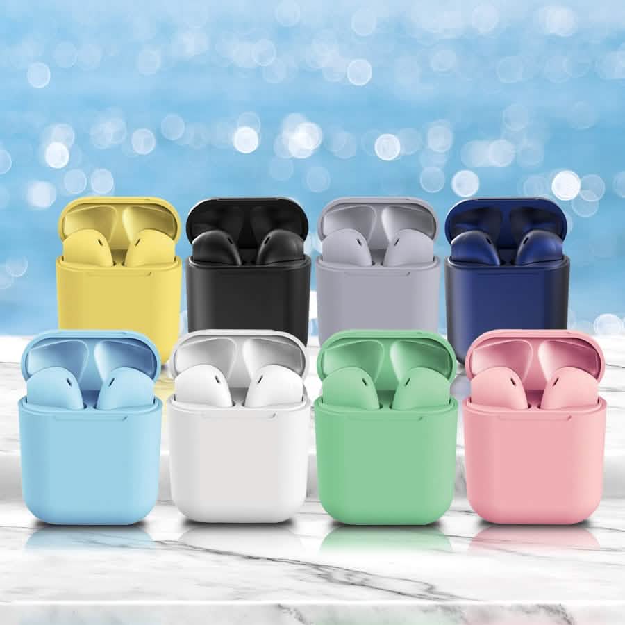 Image of Rubber Matte Wireless Earbuds and Charging Case