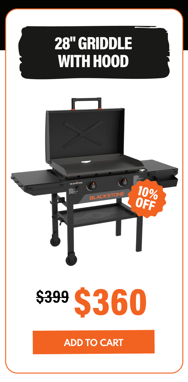28" GRIDDLE WITH HOOD