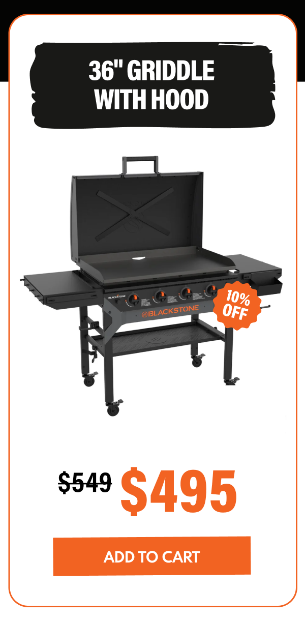 36" GRIDDLE WITH HOOD