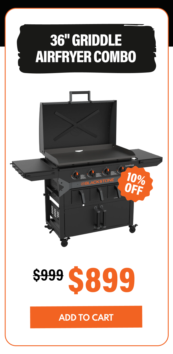 36" Griddle Airfryer Combo