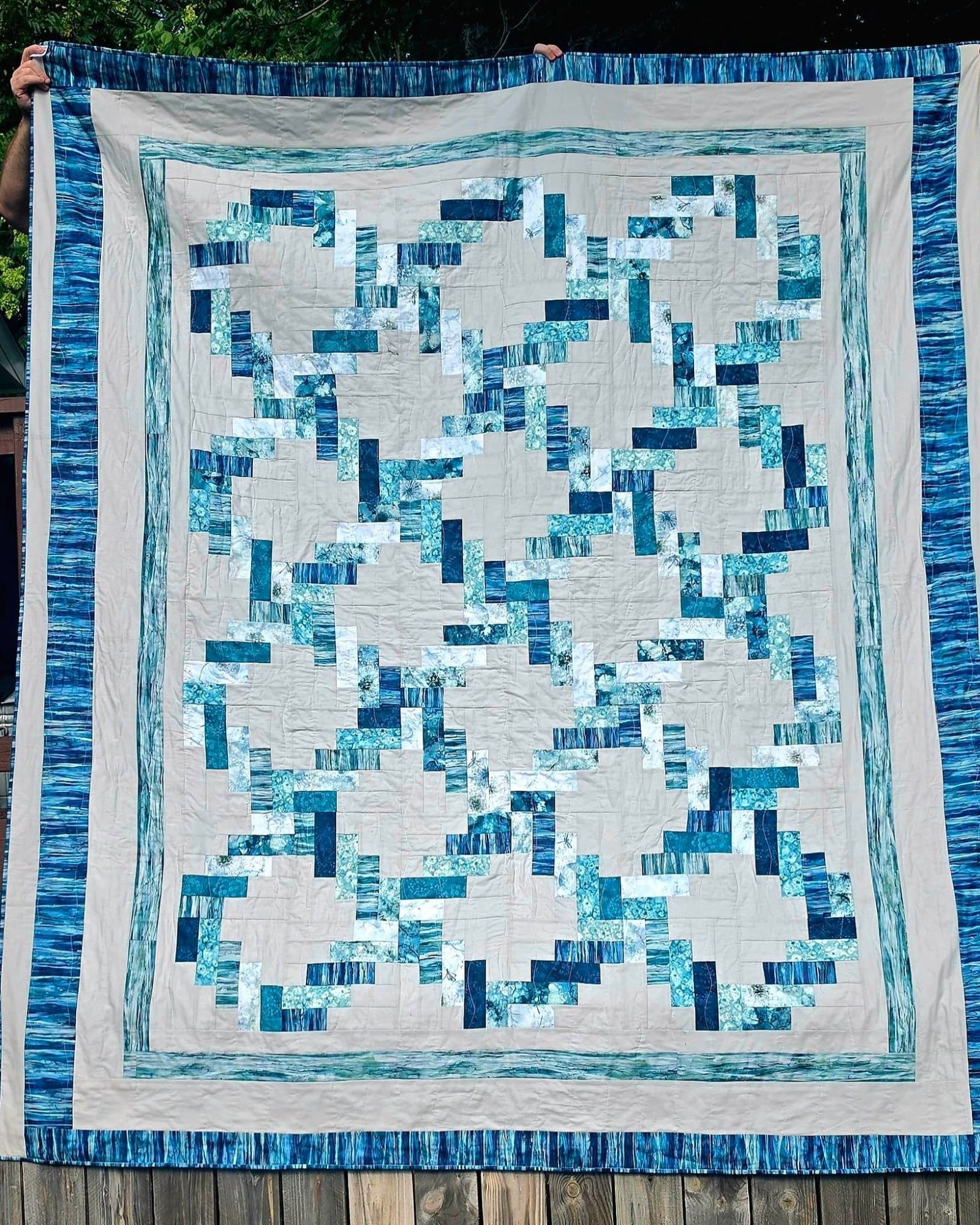 Jelly twist quilt by Christi
