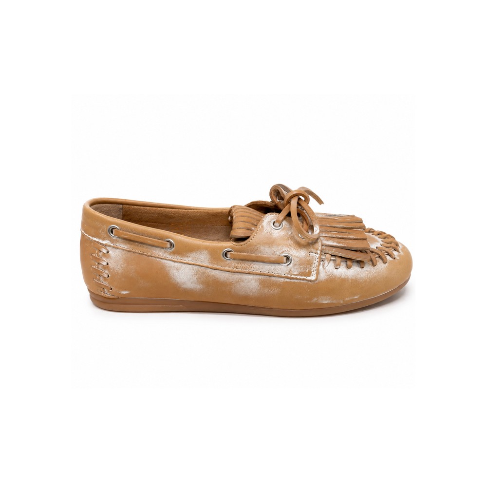 Image of Magda Loafers - Sand/White