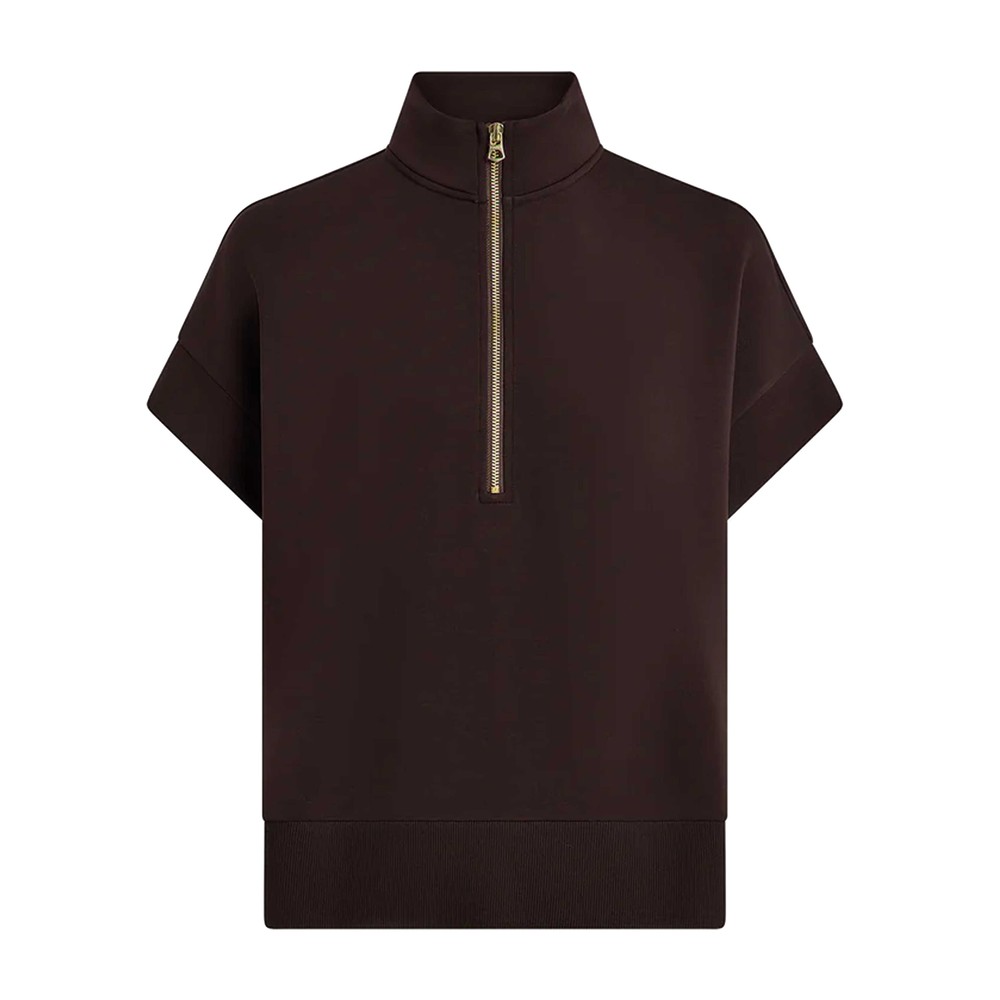 Image of Ritchie Short Sleeve Sweat - Coffee Bean