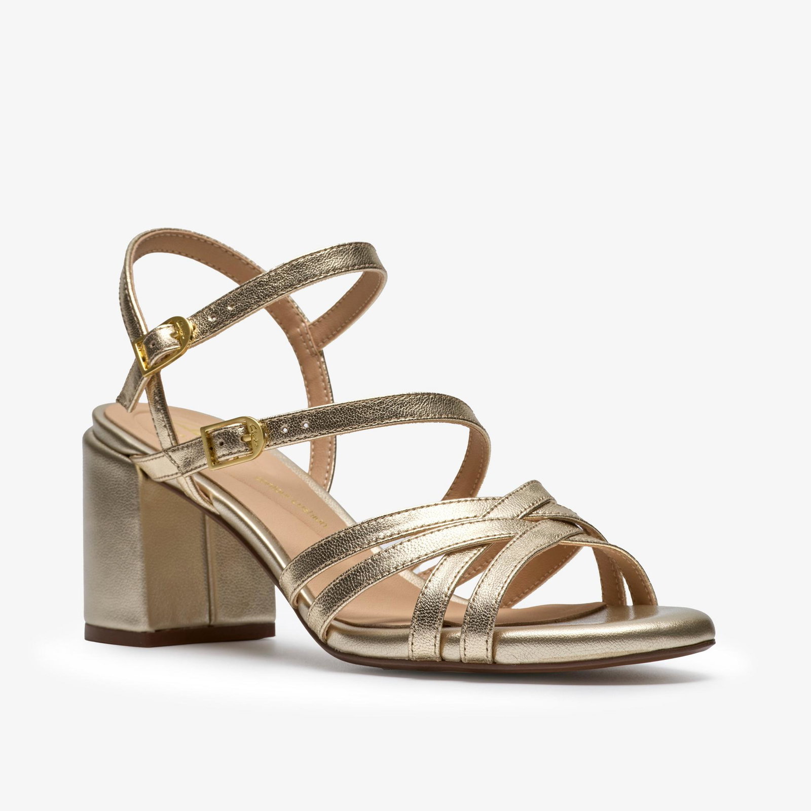 Shop Ezoria Strap Gold Leather