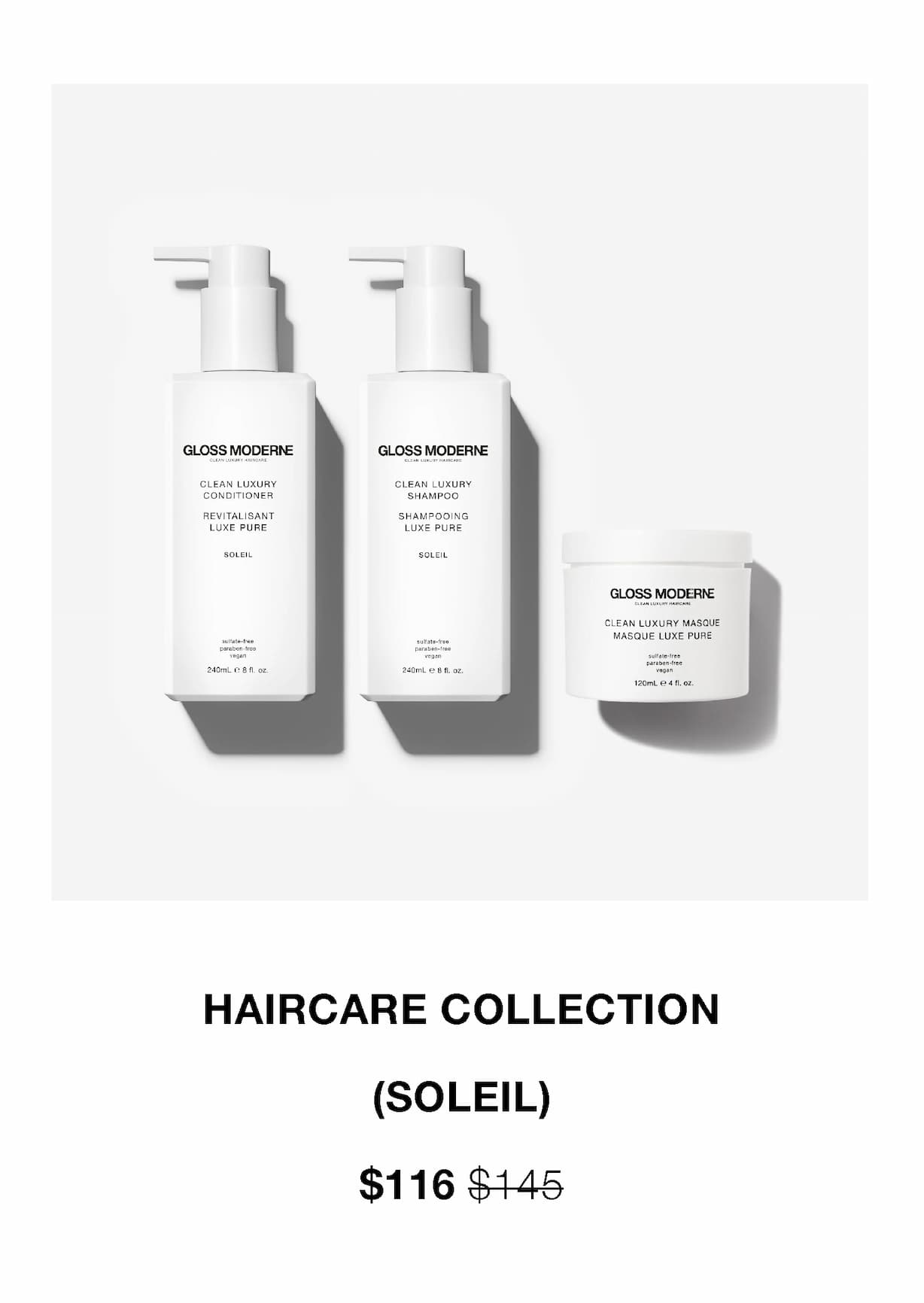 Clean Luxury Haircare Collection - Soleil